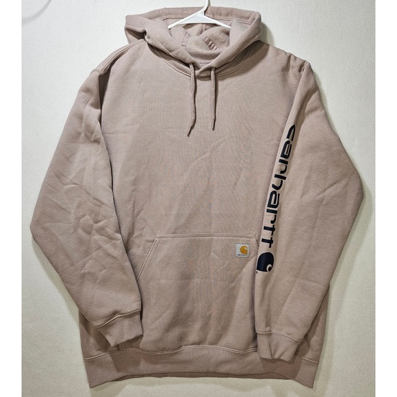 Carhartt Other - Carhartt Loose Fit Midweight Logo Sleeve Graphic Hoodie "Mink" Men's Size XL NEW
